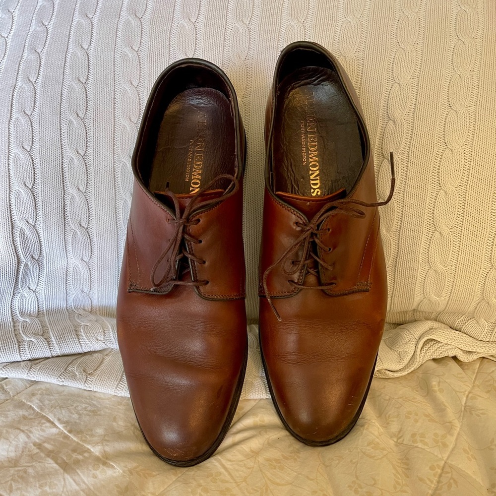 Allen Edmonds Rich Brown Leather Oxfords